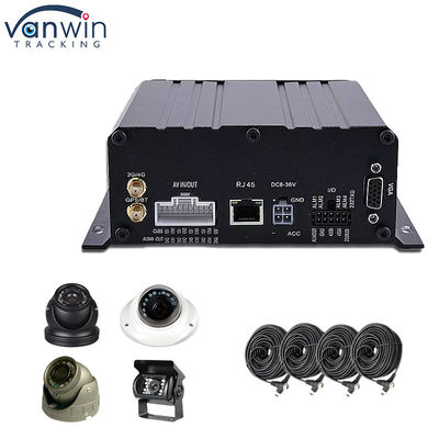 1080P H.264 AHD 256GB 4CH Araba Mobil DVR GPS SD Kart Otobüs Kamyon Araba Kaydedici