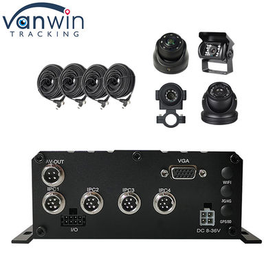 HD 1080P H.264 4 Kanal Mobil DVR GPS WIFI Araç Otobüs Araç Kaydedici