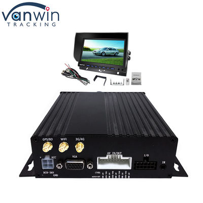 GPS 1080P HD 4CH Mobil DVR SD Kart Samrt WIFI Otobüs Araç Dijital Video Kaydedici