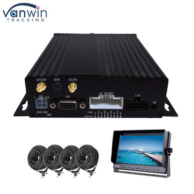 GPS 1080P HD 4CH Mobil DVR SD Kart Samrt WIFI Otobüs Araç Dijital Video Kaydedici