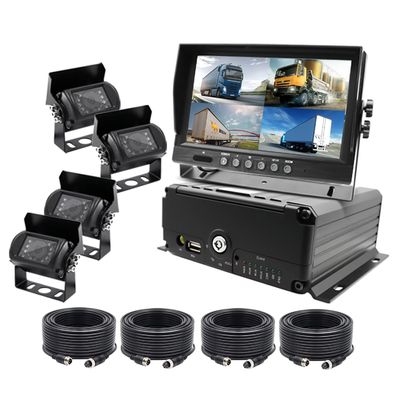 Araba Kara Kutusu Kamera Araba DVR SIM SD Kart Kamyon Araba Kayıt Aracı MDVR Otobüs Kutusu için Kullanılan Ön Ve Arka Kameralar