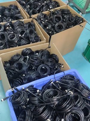 20m Havacılık Sınıfı GX12 4pin Erkeğe Kadına Arka Kamera Arka Görünüm Kamerası DC 12V/24V bağlantısı için uzatma kablosu
