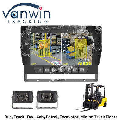 IP69K 7 / 10.1 Inch Su geçirmez AHD Quad TFT Araba Monitörü Universal Araçlar için