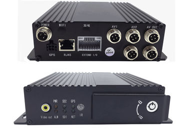 Kalite AHD Çift SD Mobil DVR Uzaktan PTZ Kontrol Güvenlik MDVR sistemi