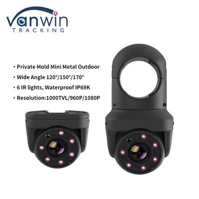 Mini AHD 6 IR Işıklar IP69K Su geçirmez Araç Kubbe Kamera Gece Gözetimi İçin Kamyon Otobüsü İçin