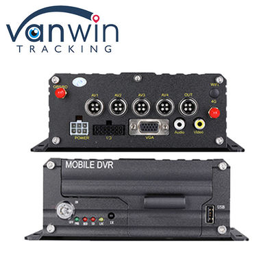 AI DSM ADAS BSD Desteği 4G 5G WIFI GPS ile 4 Kanal AI Kamyon Otobüs Mobil DVR