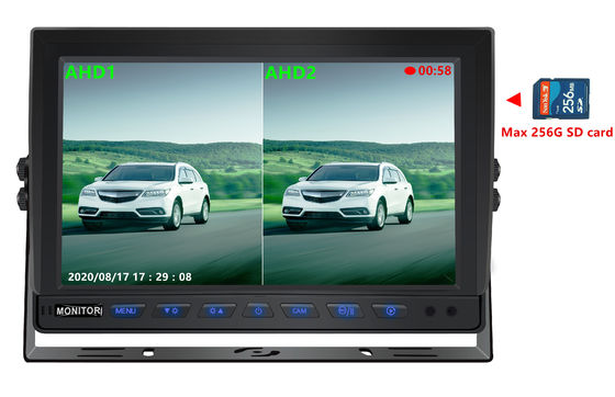 10.1 Inch AHD Quadripation Monitor Gemi İzleme Ekranı