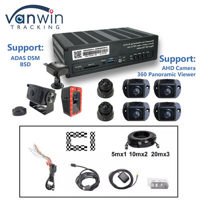 8 CH 4G 360 Panoramik Görünüm MDVR AI ADAS DSM ile BSD Panoramik Görünüm Araç Araç DVR Kamera Sistemi