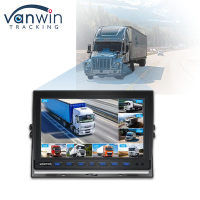 9 Inch 8 Channel AHD Monitor Video 1080P Araba LCD IPS Monitörü