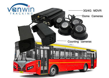 3G / 4G Gerçek Zamanlı Otobüs Kişi Sayacı GPS Takip ile Izleme Kamera kaydedici OSD