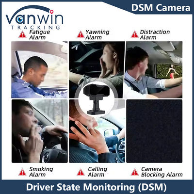 DMS 4G GPS Full HD İzleme Kamyonu Yorgunluk Kamerası Uykuya Karşı Güvenlik Malzemesi Sürücü