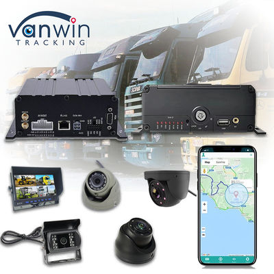4CH GPS 4G WiFi Mobil DVR Full HD 1080P Araba Kamerası HDD Mdvr Otobüs Kamyonet Araç