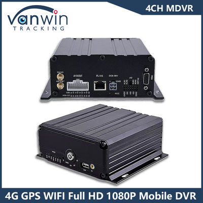 4CH GPS 4G WiFi Mobil DVR Full HD 1080P Araba Kamerası HDD Mdvr Otobüs Kamyonet Araç
