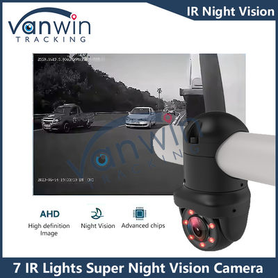 IP69K Full HD Gece Görüşü Araç Kubbe Kamera Özel Model 7 IR Işıklar Araç Kamerası Turck Otobüsü İçin