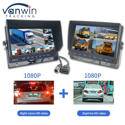 10.1 inç AHD Araç Ekranı 8CH MDVR Kamera 1080P Renkli TFT Araç İzleyici Sistemleri