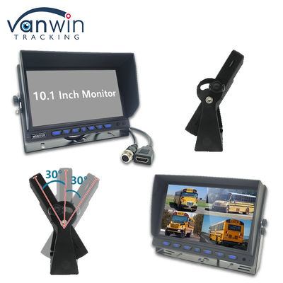10.1 inç AHD Araç Ekranı 8CH MDVR Kamera 1080P Renkli TFT Araç İzleyici Sistemleri