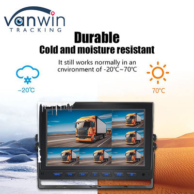 9 Inch AHD 1080P MDVR Monitor 8 Kanal Full HD Split Display Monitor Araç için