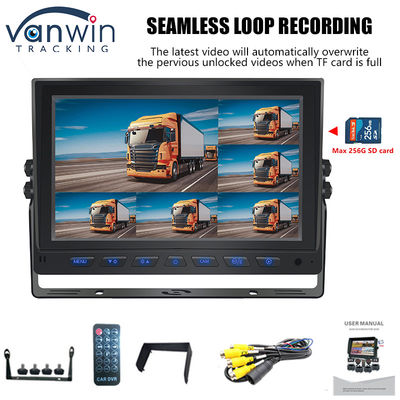 9 Inch AHD 1080P MDVR Monitor 8 Kanal Full HD Split Display Monitor Araç için