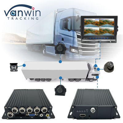 4G GPS Çift SD Kart Mobil DVR 1080P 4CH CCTV Kamera Kaydedici Güvenlik Mobil İzleme DVR