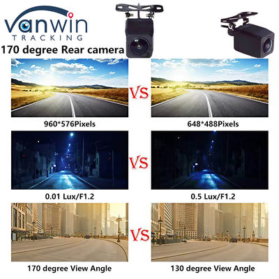 170 derece IP69K Araç Arka Görünüm Kamera Full HD Gece Görünümü CCD Araç Arka Arka Görünüm Kamera