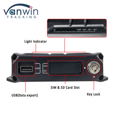 H.264 4CH HD 1080P Mobil DVR 4G GPS WIFI SD Kart Mini MDVR Araba Video İzleme
