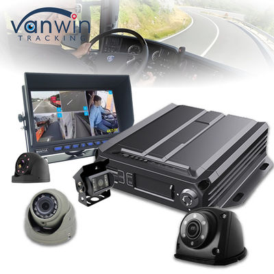 H.264 4CH HD 1080P Mobil DVR 4G GPS WIFI SD Kart Mini MDVR Araba Video İzleme