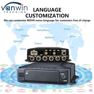 8CH 1080P AHD HDD Mobil DVR 4G GPS MDVR Kaydedici Kamyon Güvenlik Monitor Alarm Sistemi