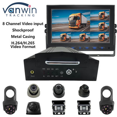 OEM 8CH HD 1080P HDD Mobil DVR 4G GPS WIFI MDVR ile Filo Yönetim Sistemi