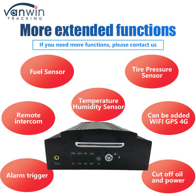 OEM 8CH HD 1080P HDD Mobil DVR 4G GPS WIFI MDVR ile Filo Yönetim Sistemi