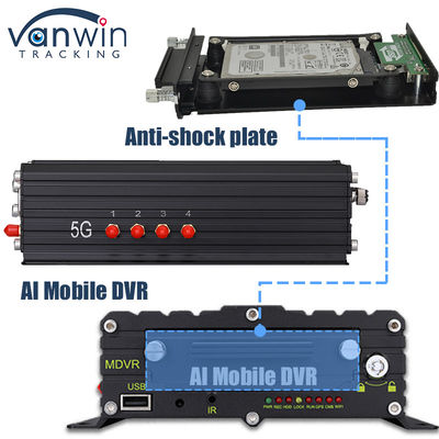 8CH AI ADAS DMS BSD Mobil DVR HDD MDVR 2TB Destek Araç İzleme Platformu Araç DVR