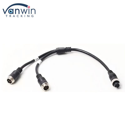 Araç Güvenlik Sistemi için 6 Pin Havacılık Kadın İkili 4P Erkek Havacılık Adaptörü Kablosu