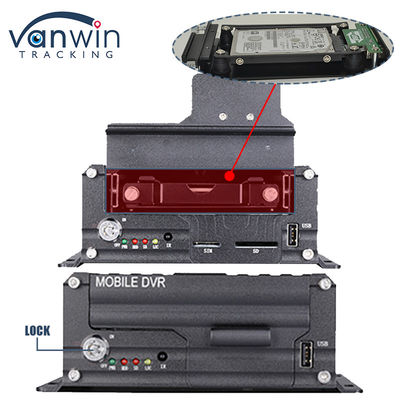 H.265 4CH 1080P HDD Mobil DVR Araç CCTV Video Kaydedici Kit Kamera Sistemi MDVR