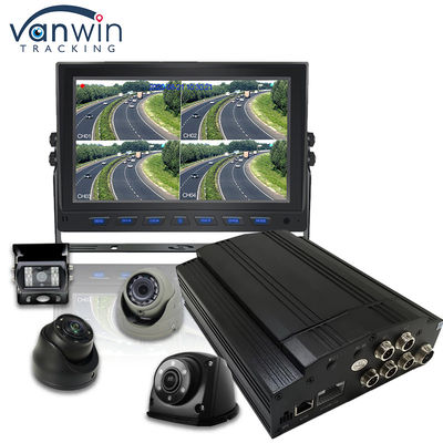 4CH 4G HDD Mobil DVR GPS WiFi Canlı Video Araba CCTV DVR Kamyon Cmsv6 Sistemi