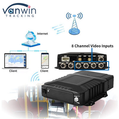 8 Kanal 4G Wifi 1080P HDD Mobil DVR Araç İzleme AHD Gerçek Zaman Görünümü Mdvr