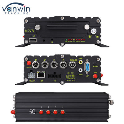8CH 1080p 4G AI Mobil DVR ADAS DMS BSD Kamera Sistemiyle GPS Mobil DVR Kamyon için