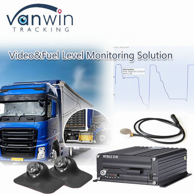 Easy Intall Araç Cctv MDVR ultrasonik yakıt yağı dizel sıvı seviyesi izleme filosu izleme