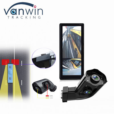 Su geçirmez HD 12.3 Inch Truck Bus E-Mirror Side View Blind Spot Dual Lens Kamera Sistemi Side View Rear View Car Monitor