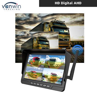 7 Inch Kablosuz Araba İzleyici IP68 CCTV Güvenlik Kablosuz Kamera ile Güneş Kamerası Kit