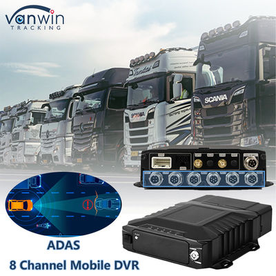 8CH 1080P Ai HDD Mobil DVR Gerçek Zamanlı İzleme ve İzleme 4G Ai Adas DMS MDVR CCTV Sistemi