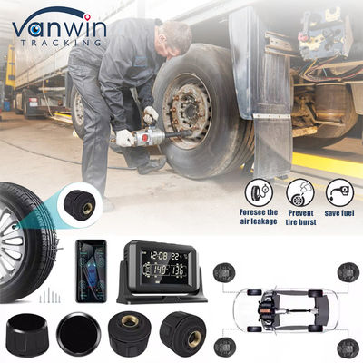 4G GPS Mobil DVR Desteği 4 / 8 / 10 Lastik Basıncı Gerçek Zamanlı İzleme Akıllı Sistem