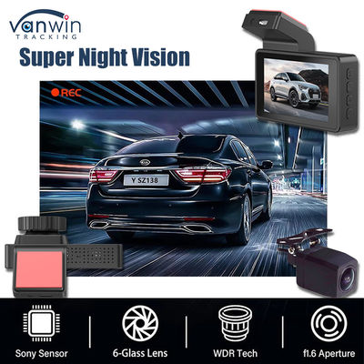2K 1080P Dual Dash Cam WiFi APP Kontrol Gece Görme Park Monitörü Araç için G Sensörü