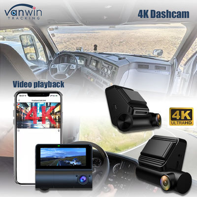 Canlı GPS 4K Ön Ve Video Kaydedici ile 4G Çift Lensli Dash Cam