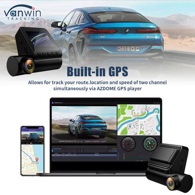 Canlı GPS 4K Ön Ve Video Kaydedici ile 4G Çift Lensli Dash Cam