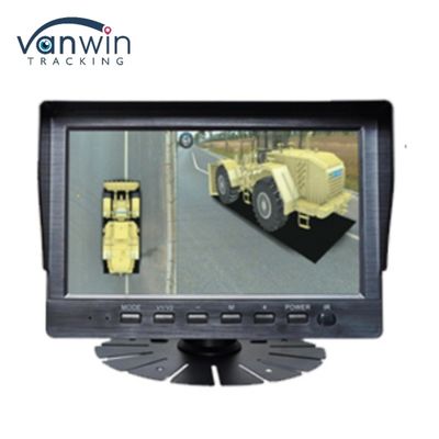 3D 360 derece araba kamerası kayıt sistemi kamyon otobüs maç AHD 7 / 9 / 10.1 inç monitör