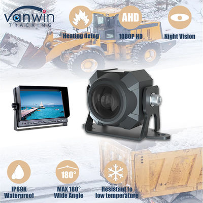 1080P IP69 Su geçirmez 2MP Araç Isıtma Anti Sis Araç Kamerası 180 derece görüş açısı ve su geçirmez işlevi ile