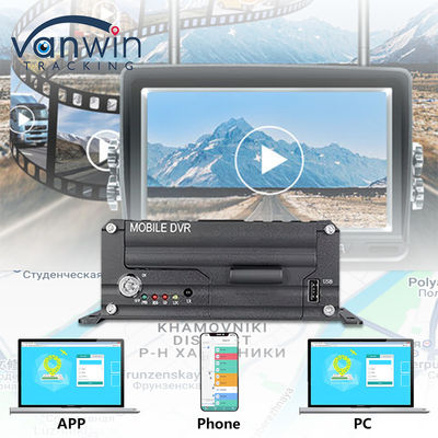 4CH 1080P HDD Mobil DVR 4G GPS Gerçek Zamanlı İzleme ve İzleme Veri Depolama Cihazı