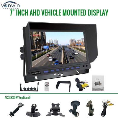 AHD Monitor 4 Kanal 7 Inch Full HD1080P MDVR Split Display Araç Monitörü Araç için