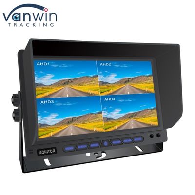 7 inçlik AHD Dört Kanallı Araç Monitörü Araç Ekranı İzleme Sistemi