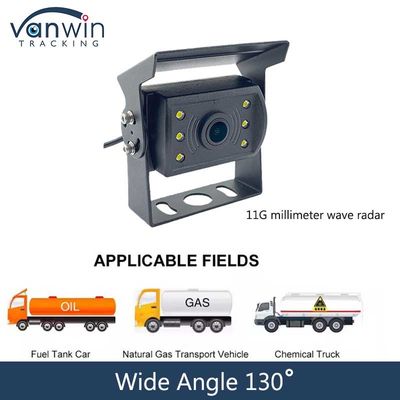 7 inç AHD 130 Angle Radar Arka Taraf Arka Görünüm Araç Kamerası DC 5-25V Otobüs Kamyonu için Güç Tüketimi