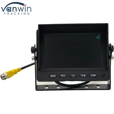 Yüksek çözünürlüklü mini araba monitörü 5 "taksi otobüs kamyonu için arabadaki tek başına duran ekran